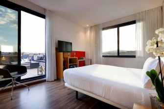 Habitación Doble con Terraza Hotel Barcelona
