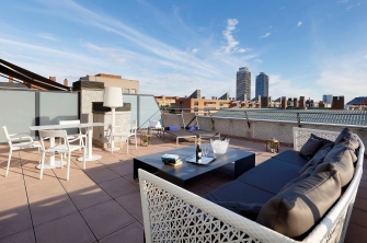 Habitación Doble con Terraza Hotel Barcelona