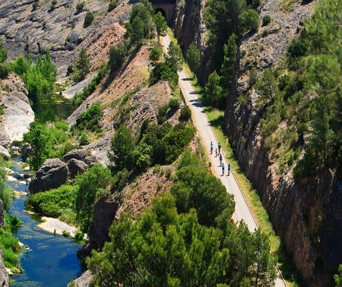 Bicicleta per la Via Verda - Team Building